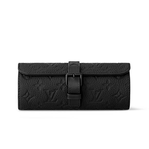 Louis Vuitton Etui 3 Montres Watch Case Taurillon Leather - Picture 2 of 15